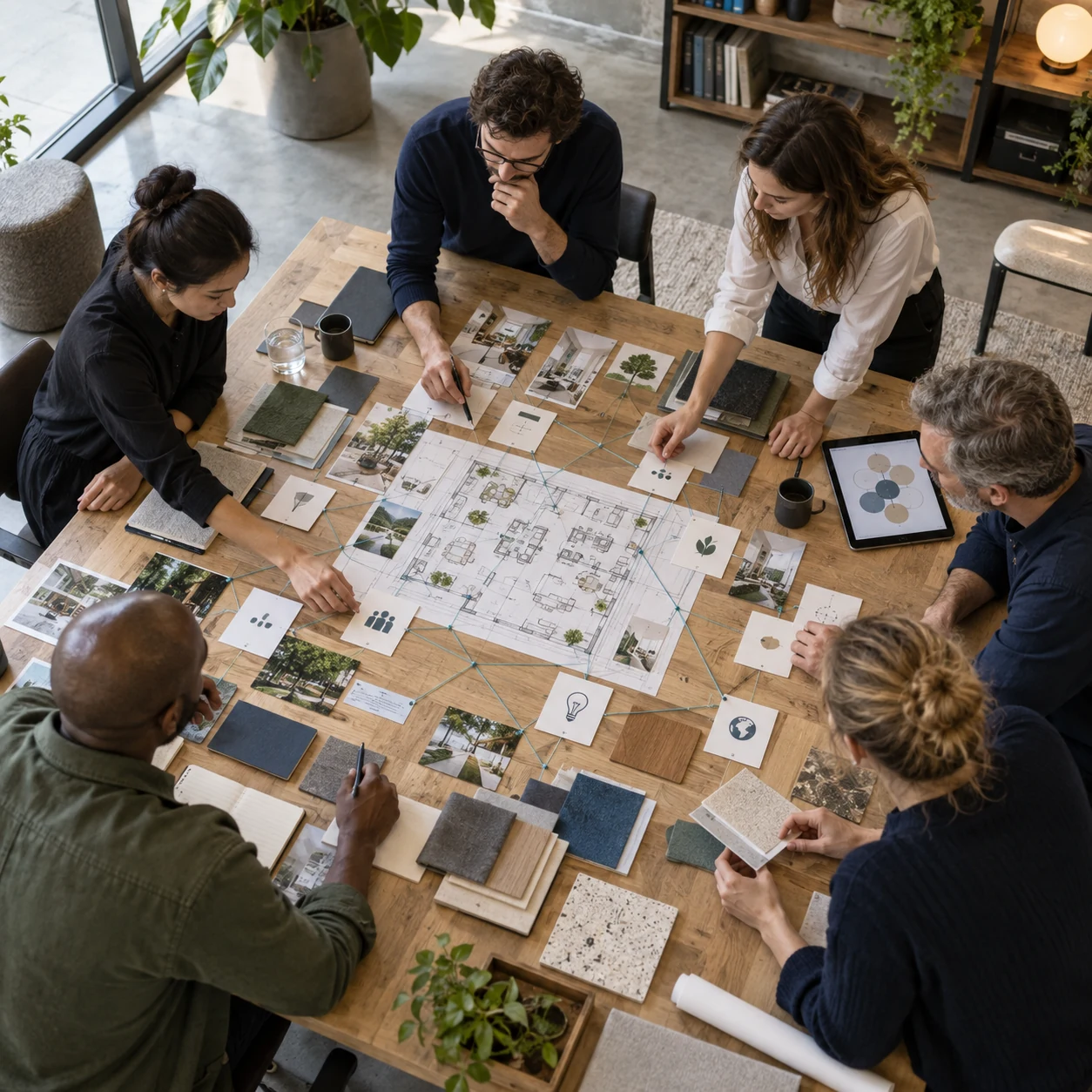 Equipo de BICG conectando estrategia, cultura, personas, tecnología y espacios